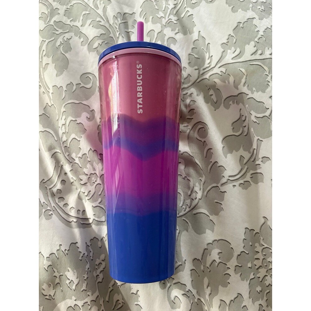 Starbucks Summer 2021 Color Wave 24 oz Venti cold cup tumbler